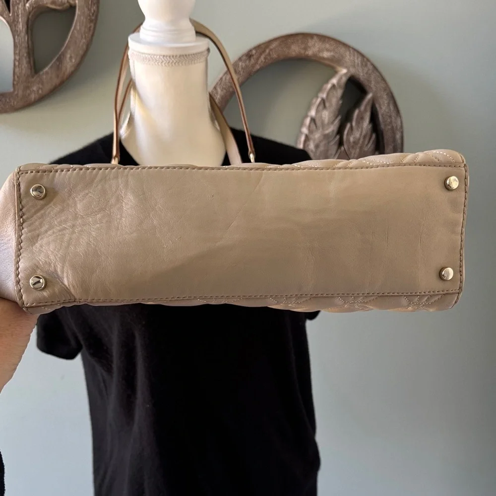 Kate Spade Quilted Large Tan Tote